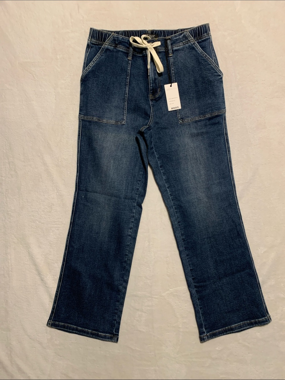 Judy Blue Nadine high rise straight leg Denim  Medium Wash Size 13/31 New